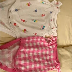2Cute onesie from baby gap.